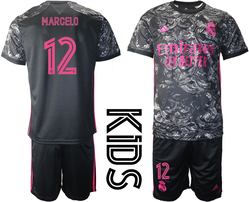 2021 Real Madrid away youth #12 soccer jerseys